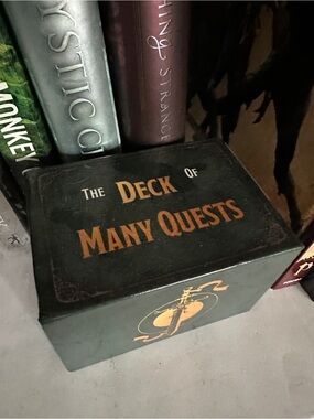 The Deck of Many Quests Card Box - new